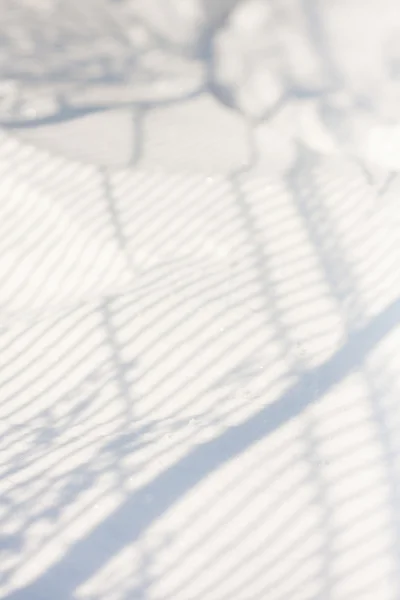 雪纹理阴影 — 图库照片