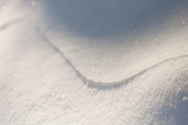 抽象雪形状 — 图库照片