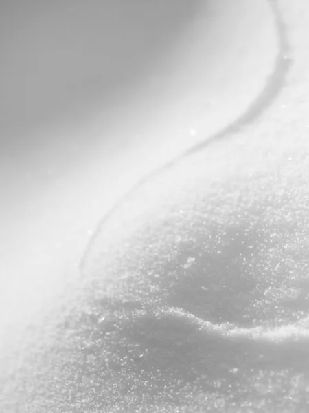 Абстрактные формы снега — стоковое фото