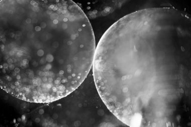 bokeh kabarcıkları ile su altı doku blur