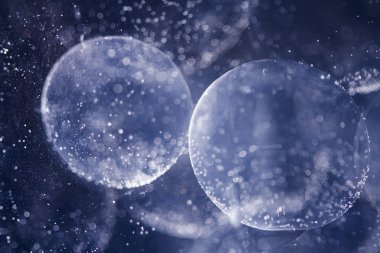 kabarcıkları ile doku blur