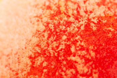 kurutulmuş kabuğu granadilla kırmızı boya ile