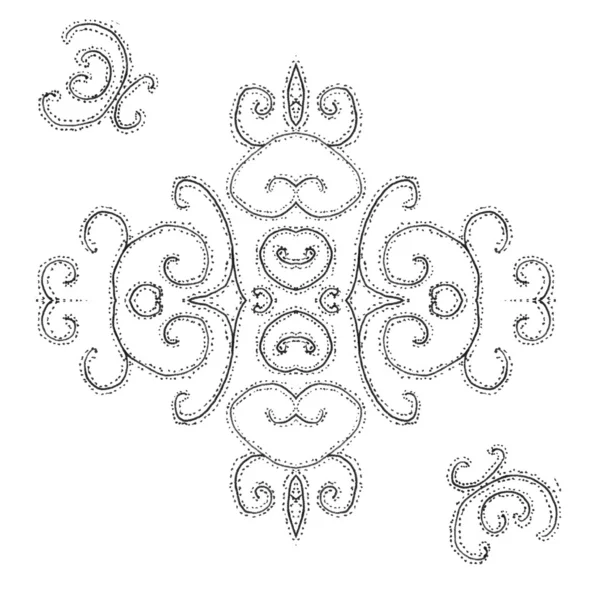Vintage pattern with ornaments — Stock Photo, Image
