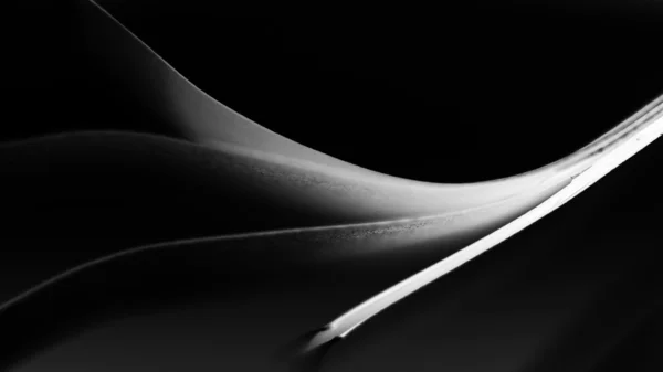 Formes et ombres de papier noir — Photo