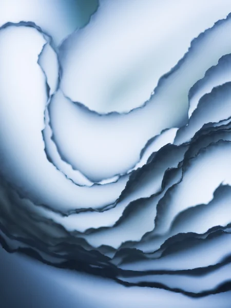 Kleurrijke abstracte compositie met blauwe crêpe — Stockfoto