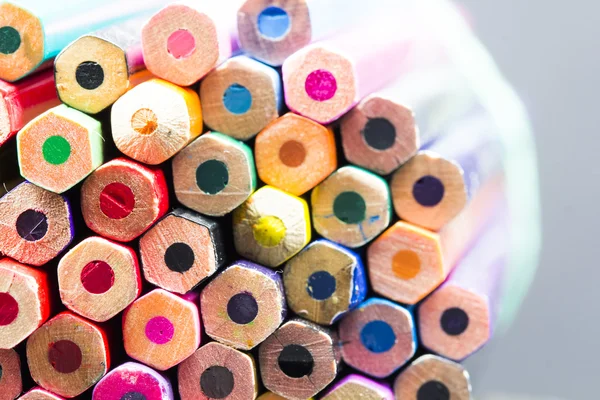 Group of pointless colored pencils — Stock Photo, Image