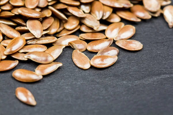 Textura de semillas de lino —  Fotos de Stock