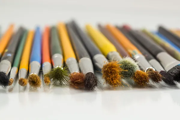 Set of different paintbrushes — Stock Photo, Image