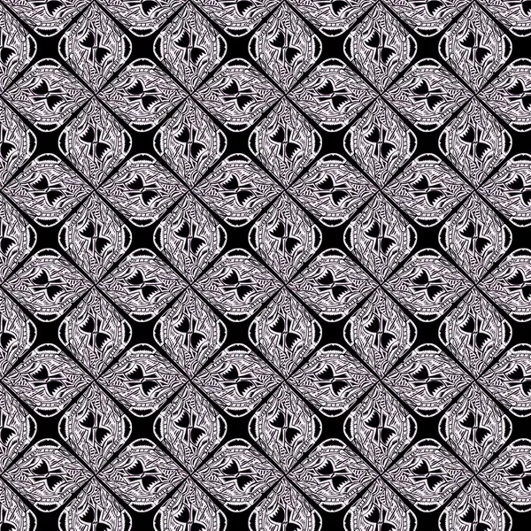 Zwart-wit abstract patroon — Stockfoto