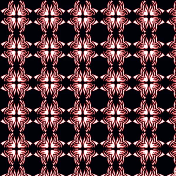 Unique pattern with black background — Stock Photo, Image