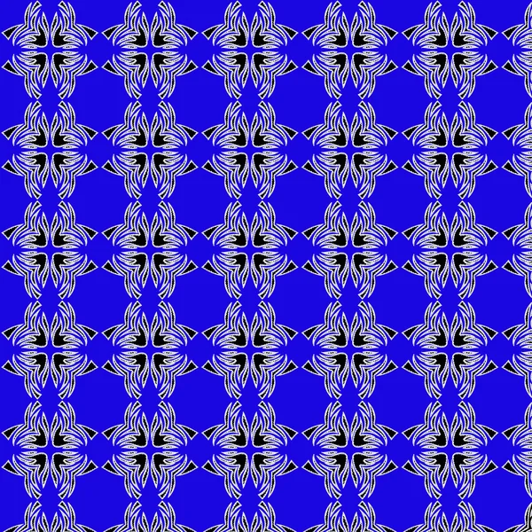 Abstract pattern with blue background — Stock Photo, Image