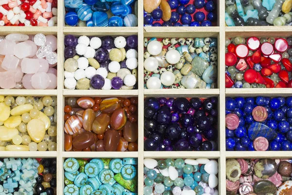 Gemstones in box — Stock Photo, Image