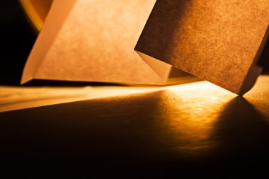 Sarı kağıt dokusu