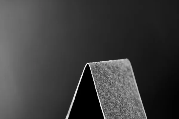 Black paper shape — Stock Photo, Image