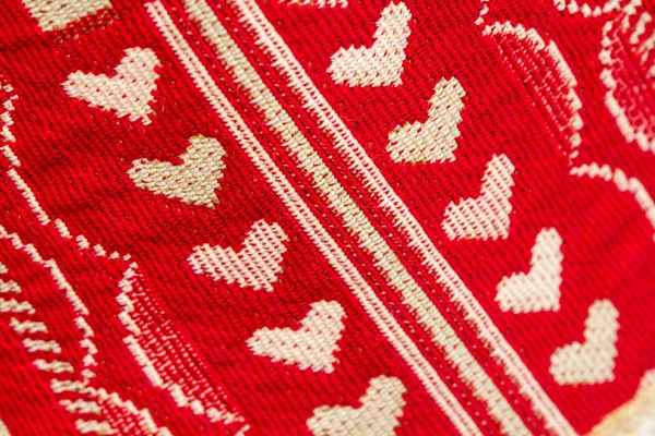 Textura têxtil com natureza e padrão floral de uma fronha — Fotografia de Stock