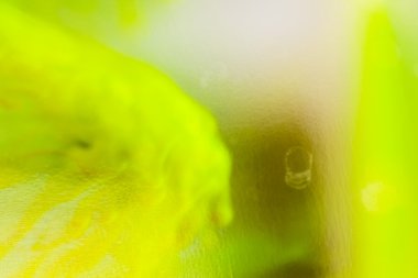 yağ, su ve mürekkep soyut, bulanık, renkli kompozisyonu