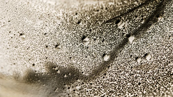 Abstract underwater composition with bubbles, lines and light