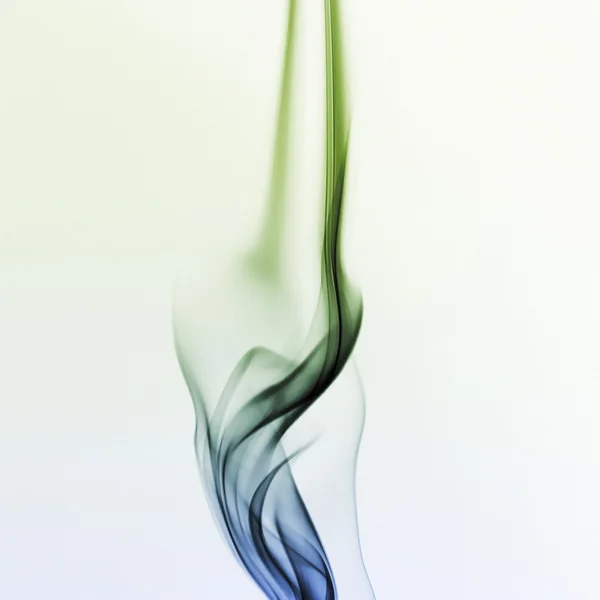 Smoke shapes on white background — Stock Photo, Image