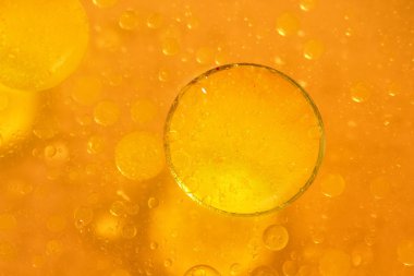 streszczenie, kolorowy kompozycja z oliwą, wodą i atrament