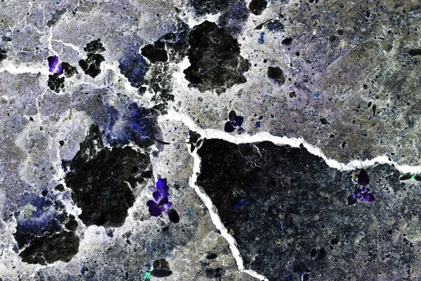 Abstract composition with cracked soil and inverted colors — Stock Photo, Image