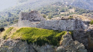 kalıntıları ile Yunan manzara
