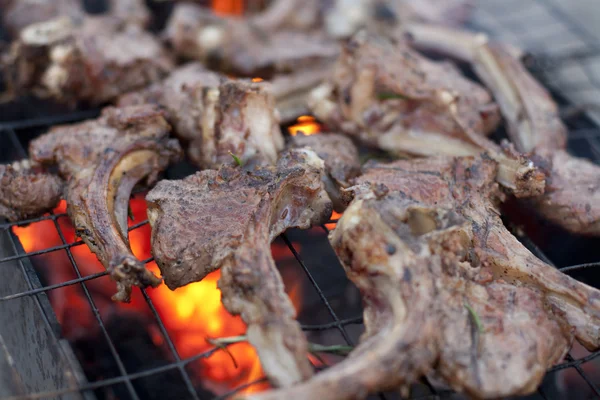 Lamb ribs barbecue — Stock Photo, Image