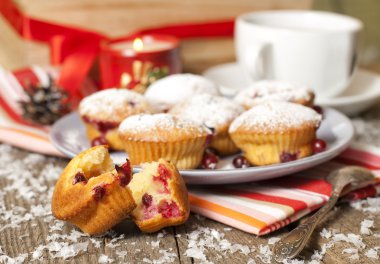 Yabanmersini muffins