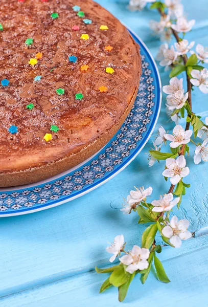 Süße Torte aus Grieß — Stockfoto