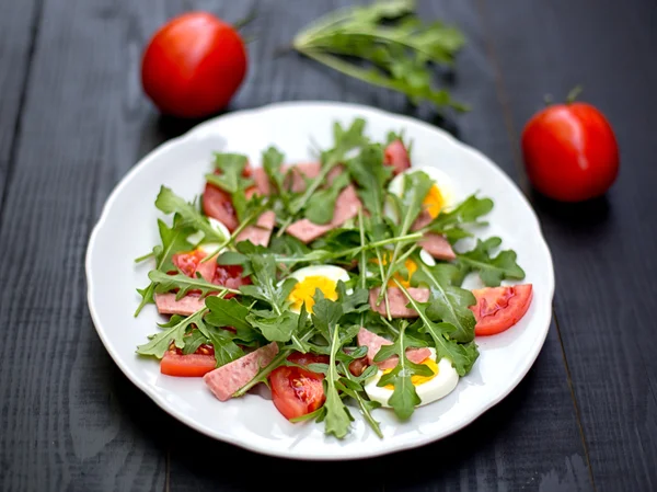 Italienischer Salat mit Rucola — Stockfoto