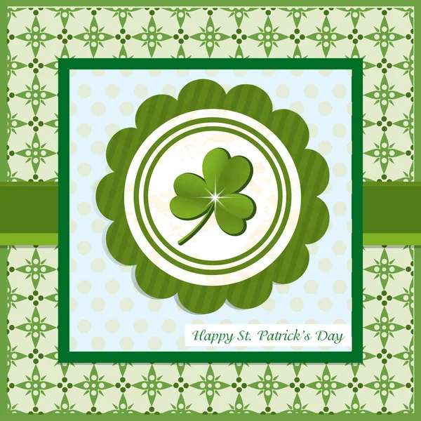 Retro background for St. Patrick's Days — Stock Vector