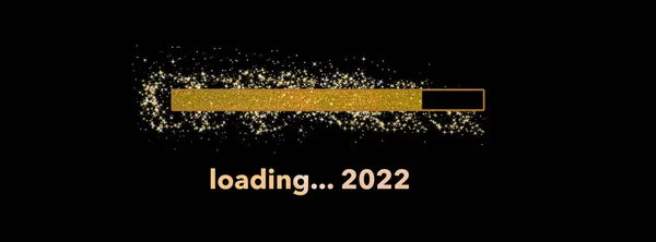Mutlu yıllar 2022 tebrik kartı.