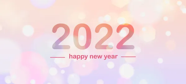 Glückliches Neues Jahr 2022 Grußkarte — Stockfoto