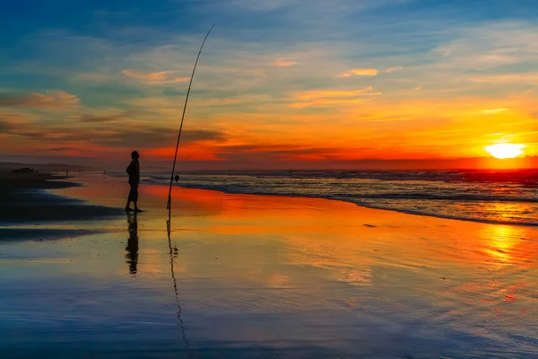 Surfcasting Stockfoto