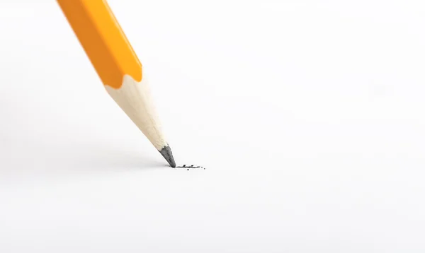 Pencil writing on paper — Stock Photo, Image