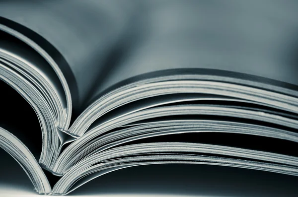 Stacked magazines — Stock Photo, Image