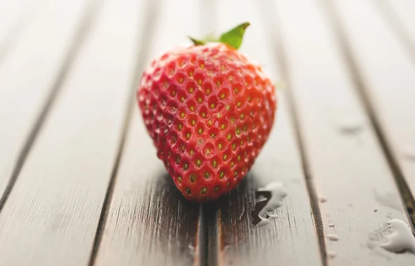 Färska jordgubbar makro — Stockfoto