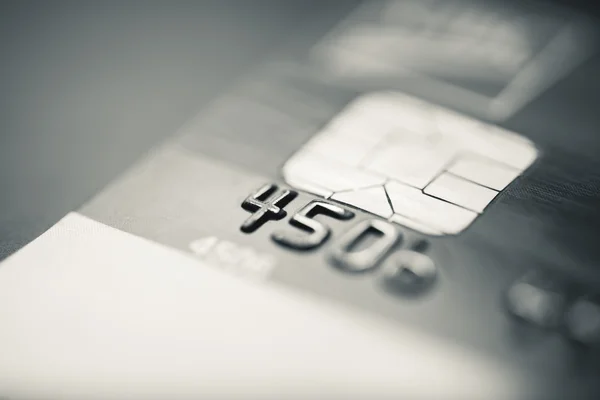 Πιστωτική κάρτα μακροεντολή — Φωτογραφία Αρχείου