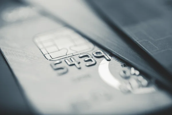 Creditcards van dichtbij — Stockfoto