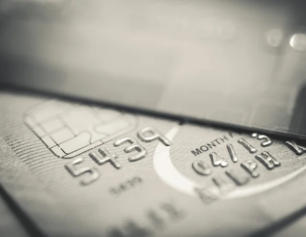 Credit card macro — Stock Photo, Image