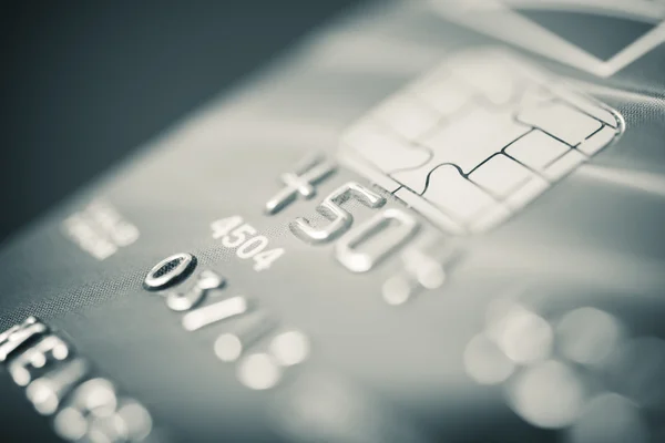 Karty kredytowej makro — Zdjęcie stockowe