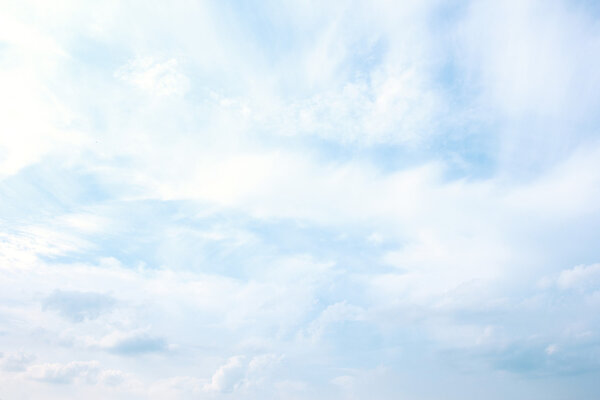 Blue sky and clouds abstract background