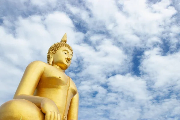 Ang Thong Tailandia Junio 2019 Imagen Buda Sentada Más Grande —  Fotos de Stock