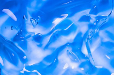 Mavi soyut jel arkaplan ve doku.