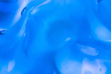 Mavi soyut arka plan ve doku. Jel kabarcıkları dokusu. 