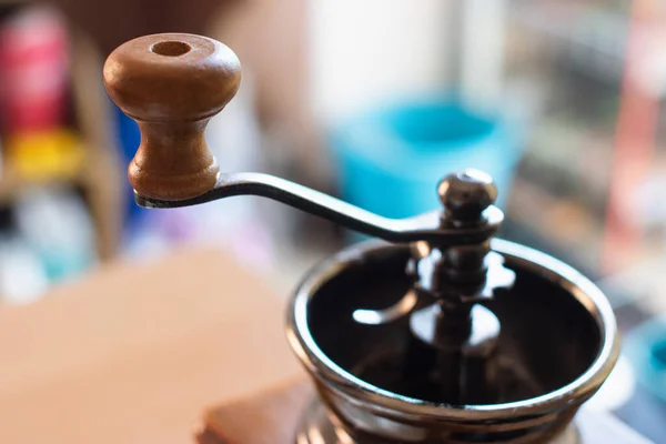 Close Manual Coffee Grinder — Stock Photo, Image
