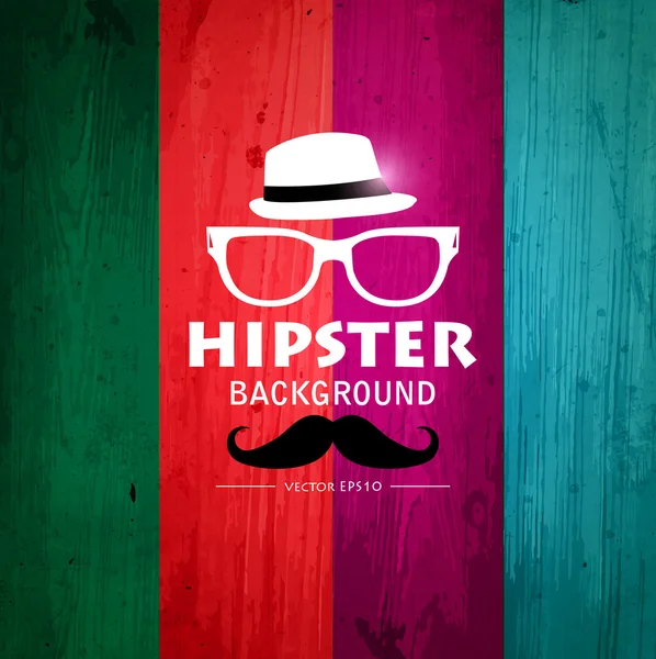 Fundo Hipster — Vetor de Stock