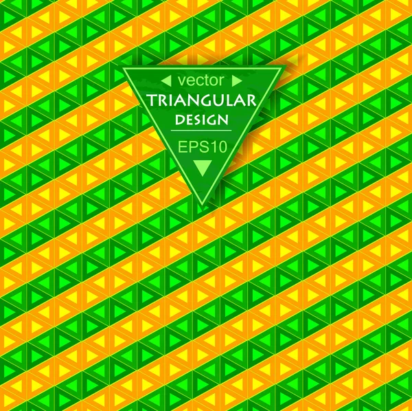 Sfondo triangolare multicolore — Vettoriale Stock