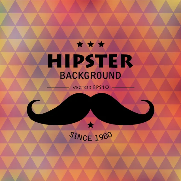 Hipster triangular background — Stock Vector