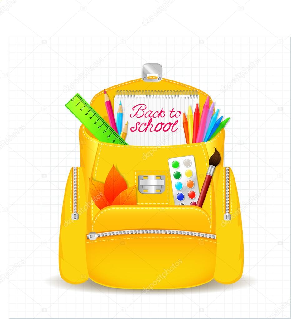 yellow school bolsa