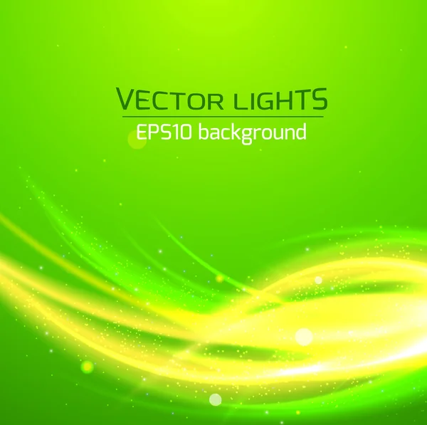 Abstract bright cosmic background with blurred light rays — Stock Vector